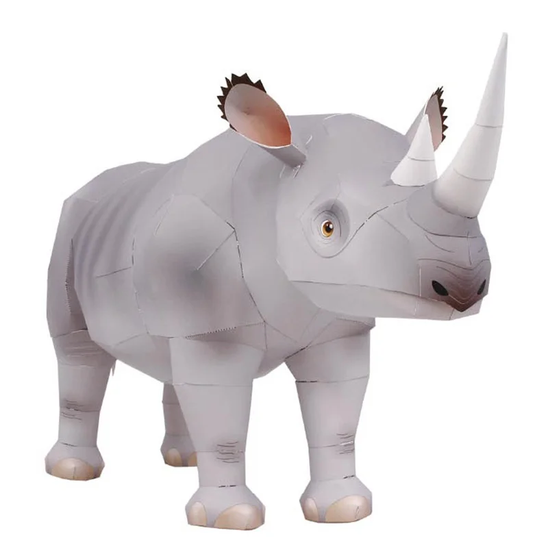 Art And Craft Nature - Neushoorn Klittenband Handgemaakte Origami Art Vouwen