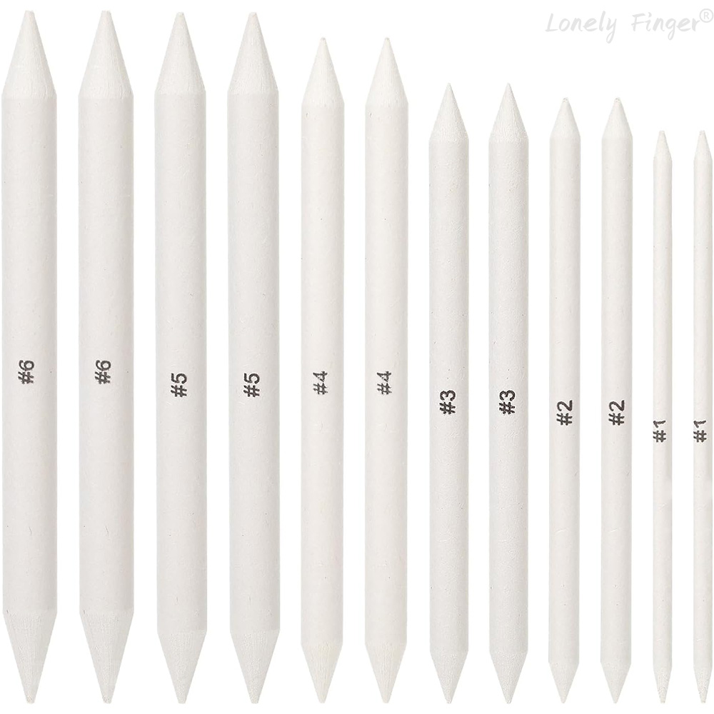 Art Craft Blend - 6/12 stuks Blending Stumps, Paper Art