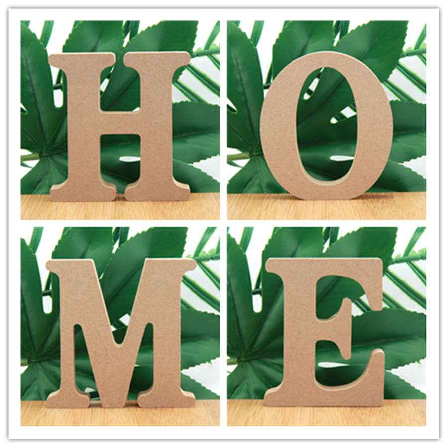 Art Craft Website - 1Pc 10Cm Houtkleur Houten Letters Alfabet