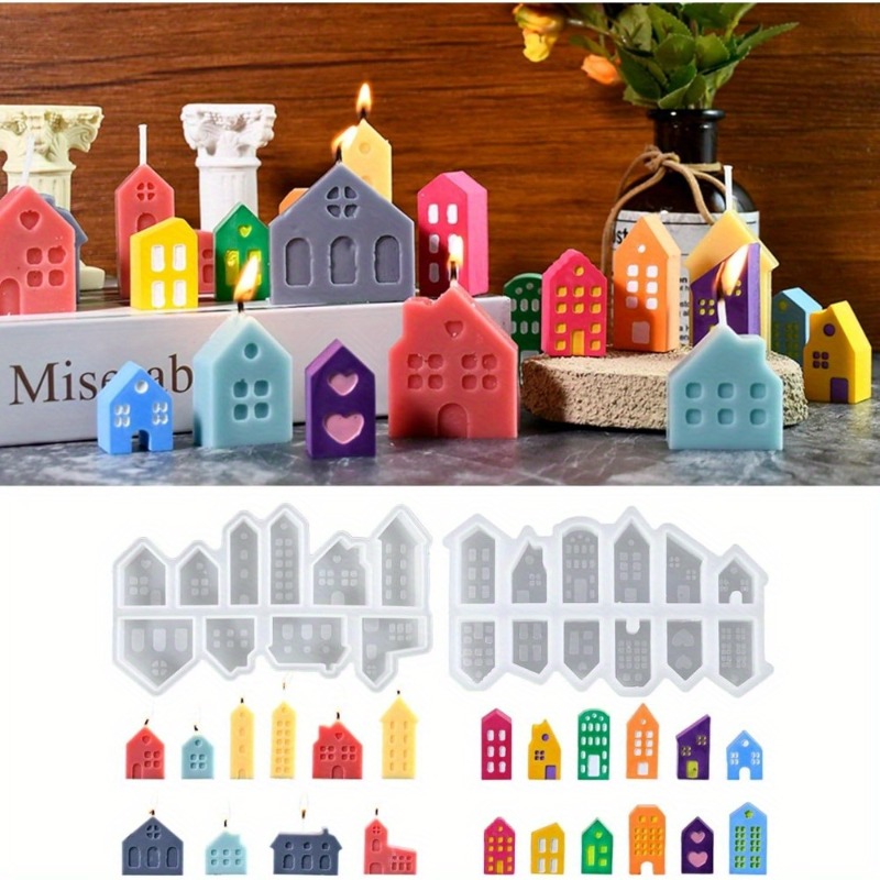 Art Craft House Making - Europese stijl kersthuis siliconen mal DIY