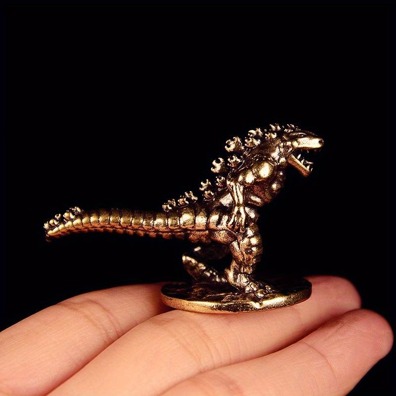 Dinosaur And Craft - 1Pc Puur Messing Jurassic Dinosaur Model