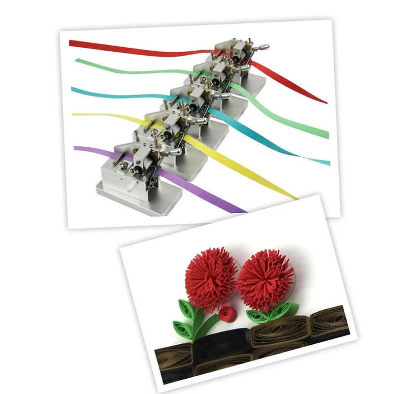 Art Craft Flower Making - DIY handmatige papierquillingmachine, handgemaakte kleurrijke snijrol,