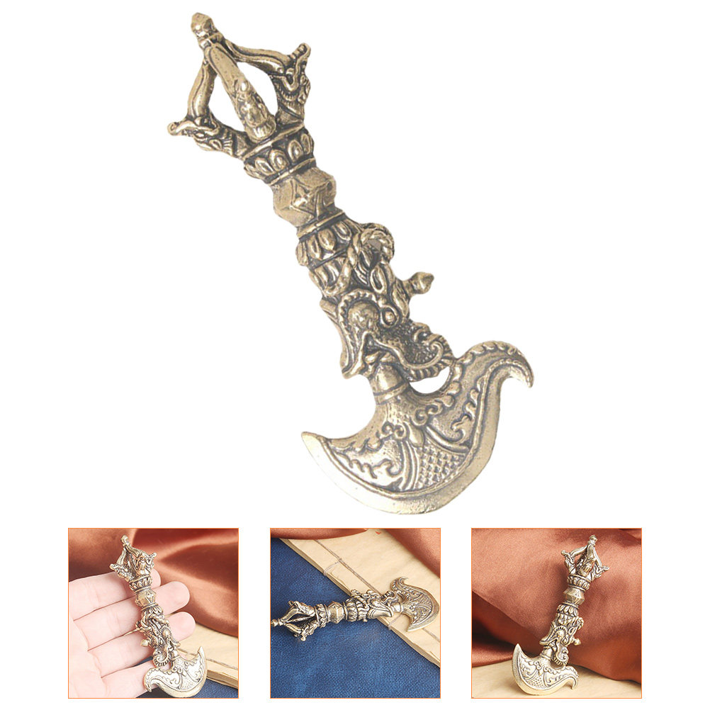 Art Craft Website - Mini Vajra Stamper Messing Ornament Tibetaans