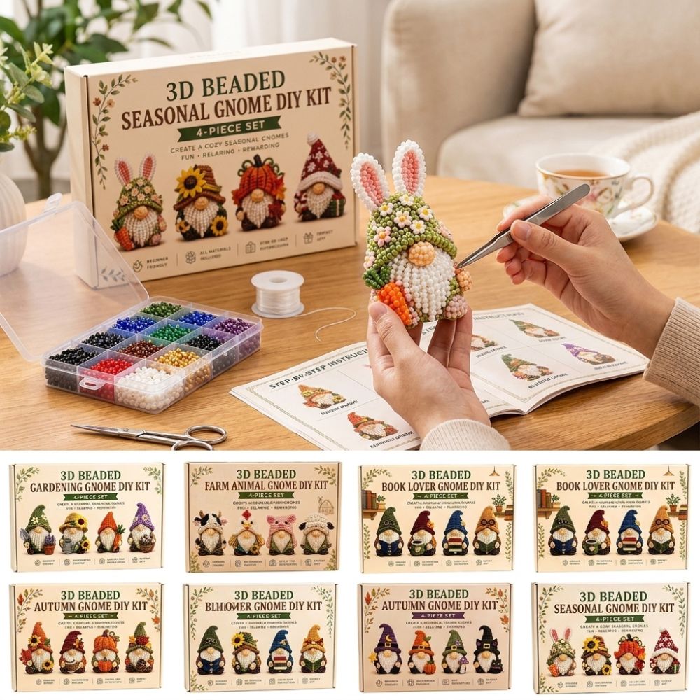 Art Craft Youtube - Levendige buiskralen 3D kralen DIY knutselset