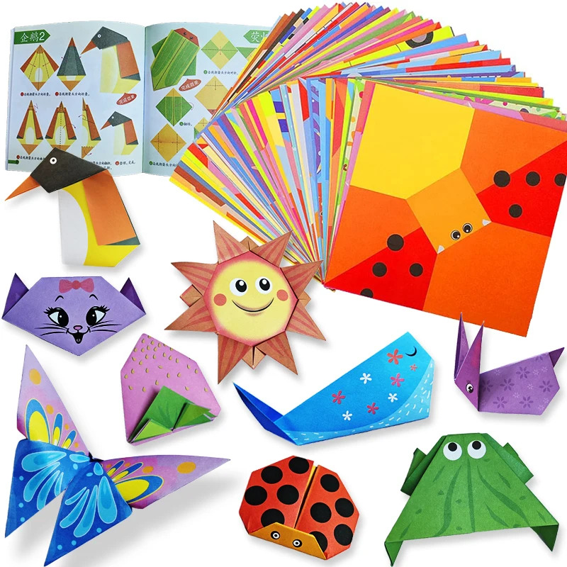 Art And Craft Nature - Origami-set met 30/96 vellen papier en