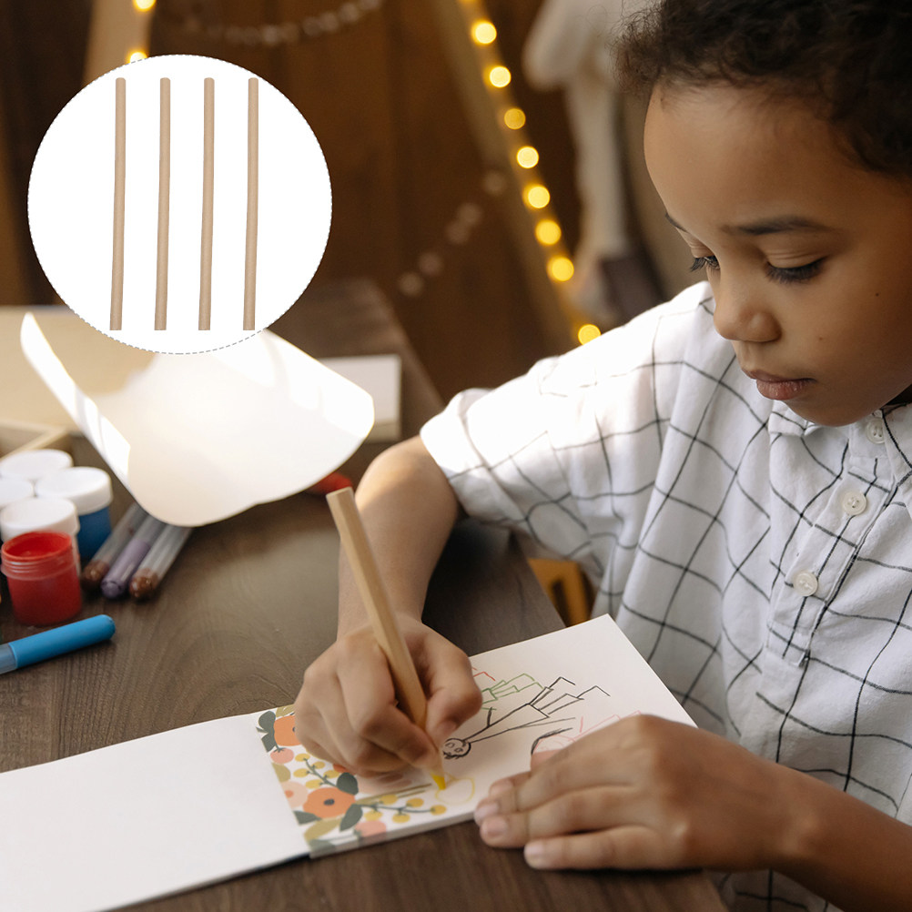 Art Craft Youtube - 4 stuks dikke papierrolbuis blanco cilinder