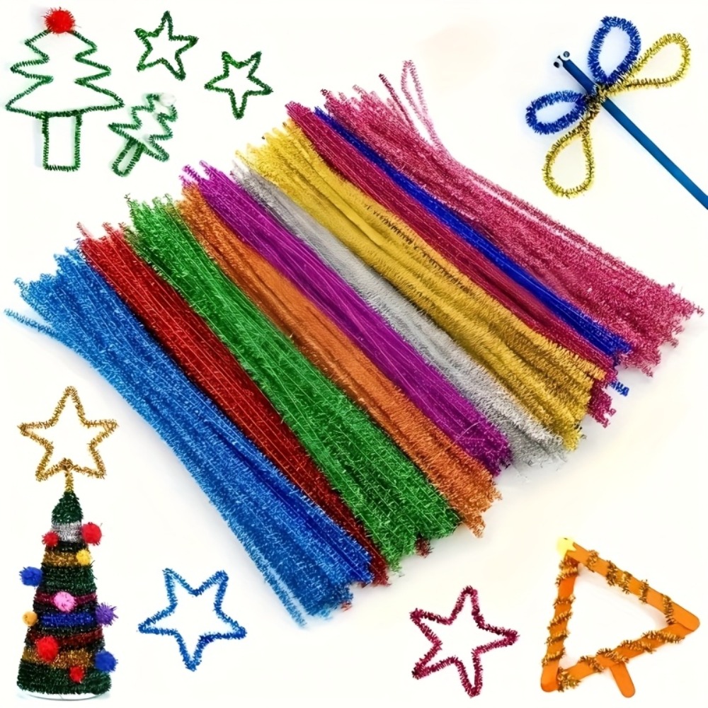 Art Craft House Making - 100 Stuks 30 Cm Sprankelende Pluche