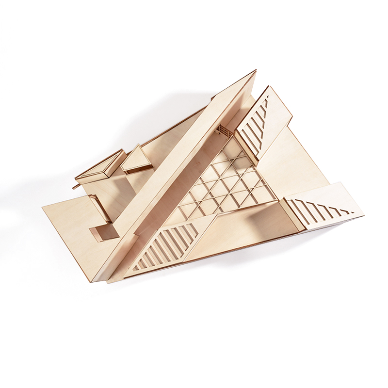 Art Craft Museum - 1:100 Schaal 1:200 DIY Miniatuur Houten