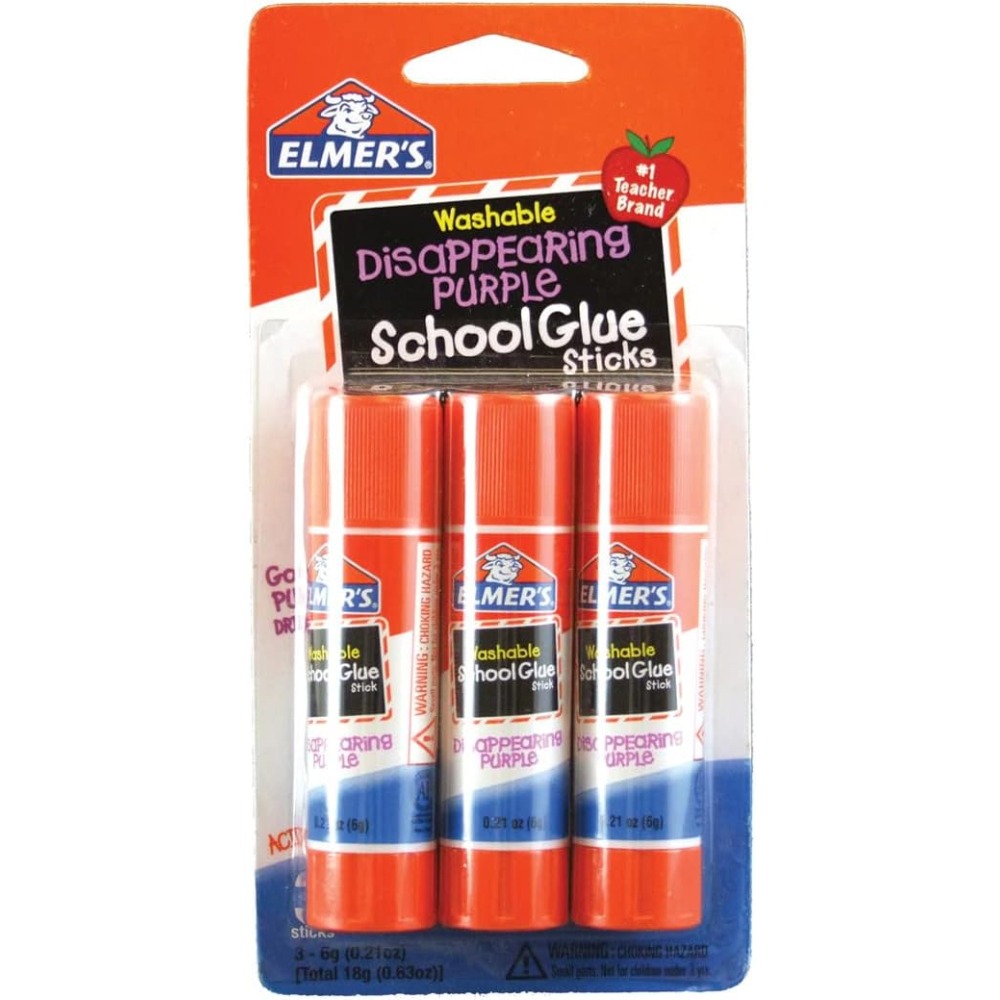 Art Craft Youtube - Magische Verdwijnende Paarse Kleur Schoollijmstiften Wasbaar