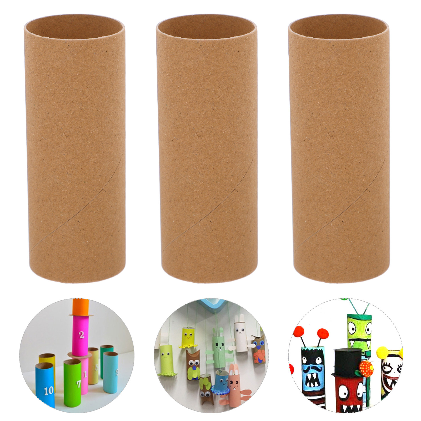 Art Craft Youtube - 20 stuks lege papierrolbuizen, ronde kartonnen