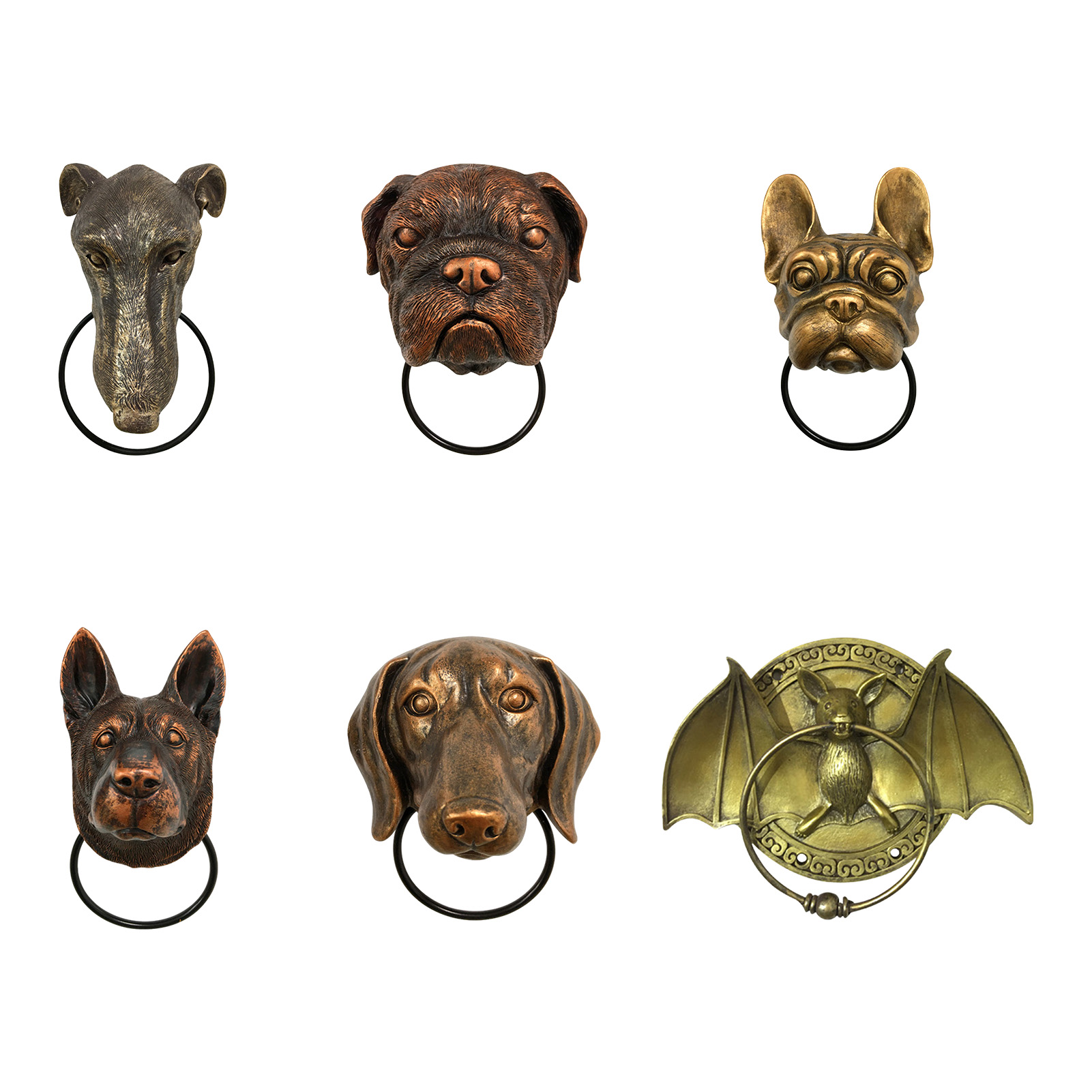 Art Craft Door - Creatieve Dieren Deurklopper Retro Hars Ambachten