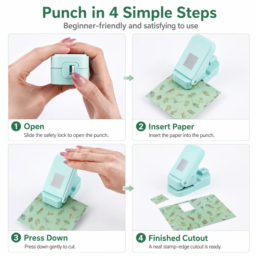Postzegelrand papierpons voor  - Art Craft Store recensie en prijs