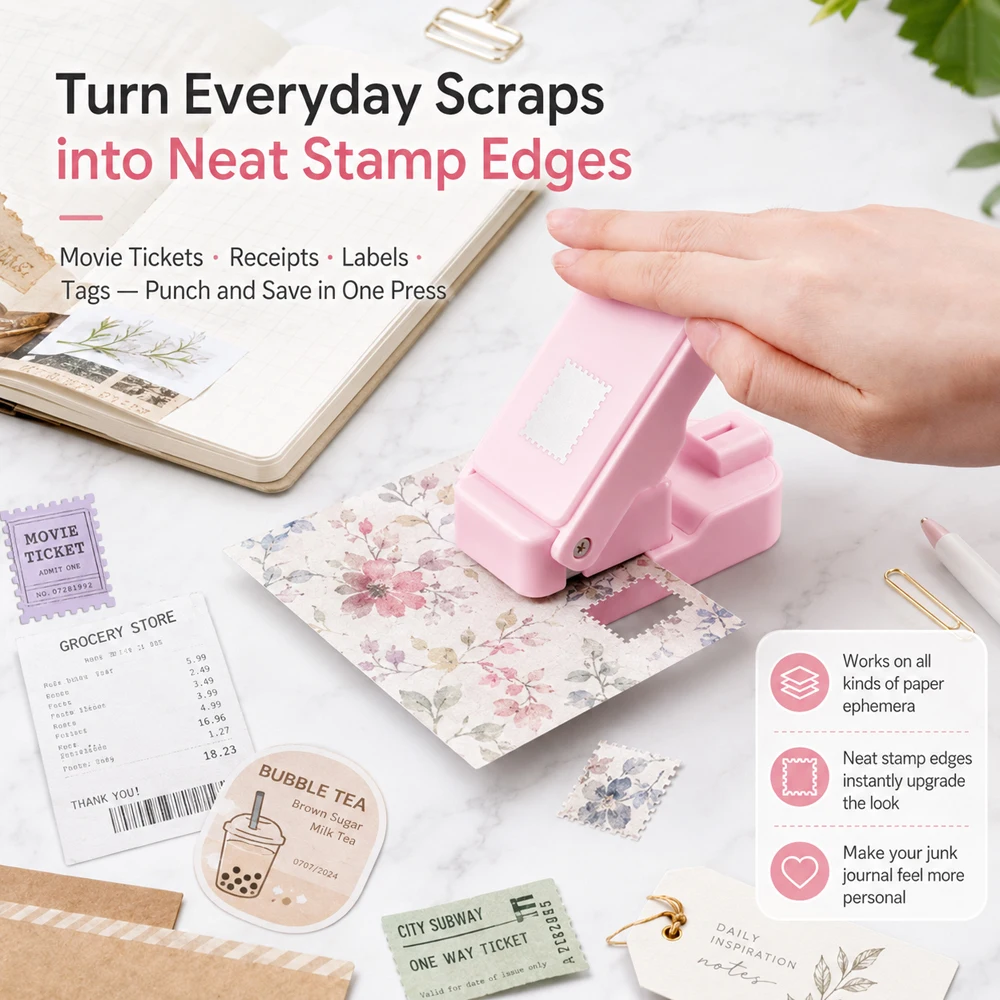 Postzegelrand papierpons voor  - Art Craft Store recensie en prijs
