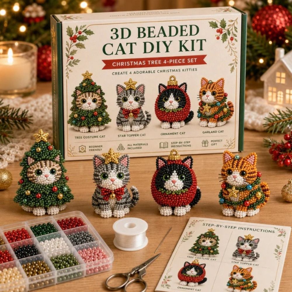 Miniatuur kralen 3D dieren knu - Art Craft And Design recensie en prijs