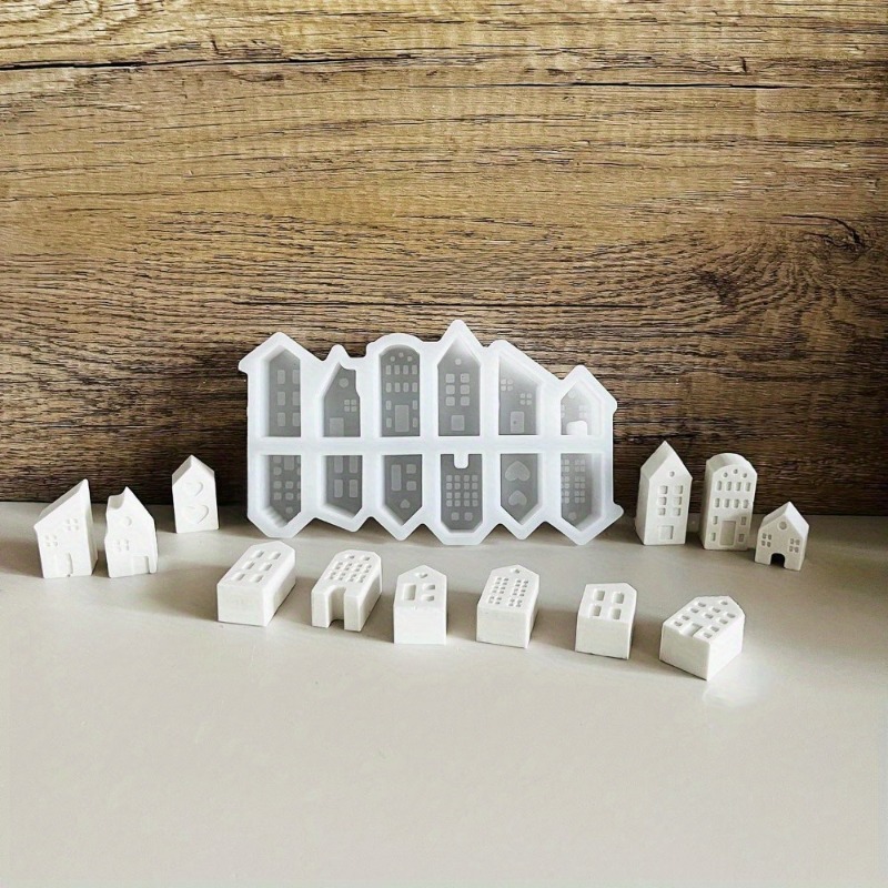 Europese stijl kersthuis silic - Art Craft House Making recensie en prijs
