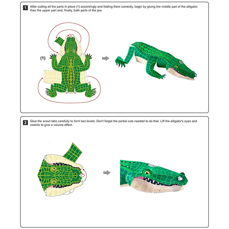 Alligator Krokodil Vouwen Orig - Art And Craft Nature recensie en prijs