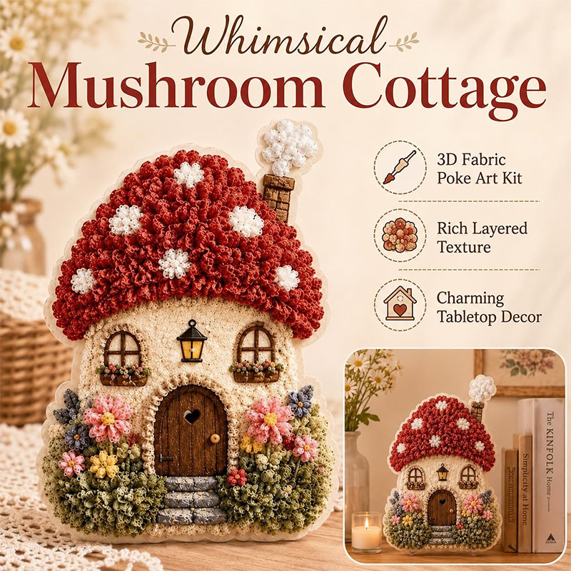 Scherpeurig Dorps-3D-Stoffen-P - Art Craft Village recensie en prijs