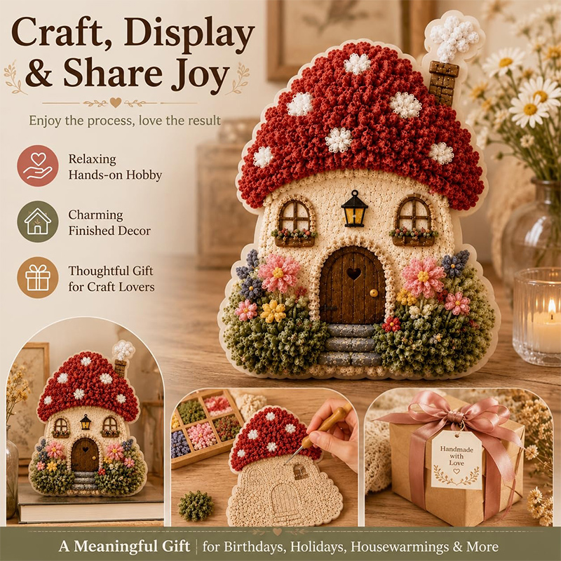 Scherpeurig Dorps-3D-Stoffen-P - Art Craft Village recensie en prijs