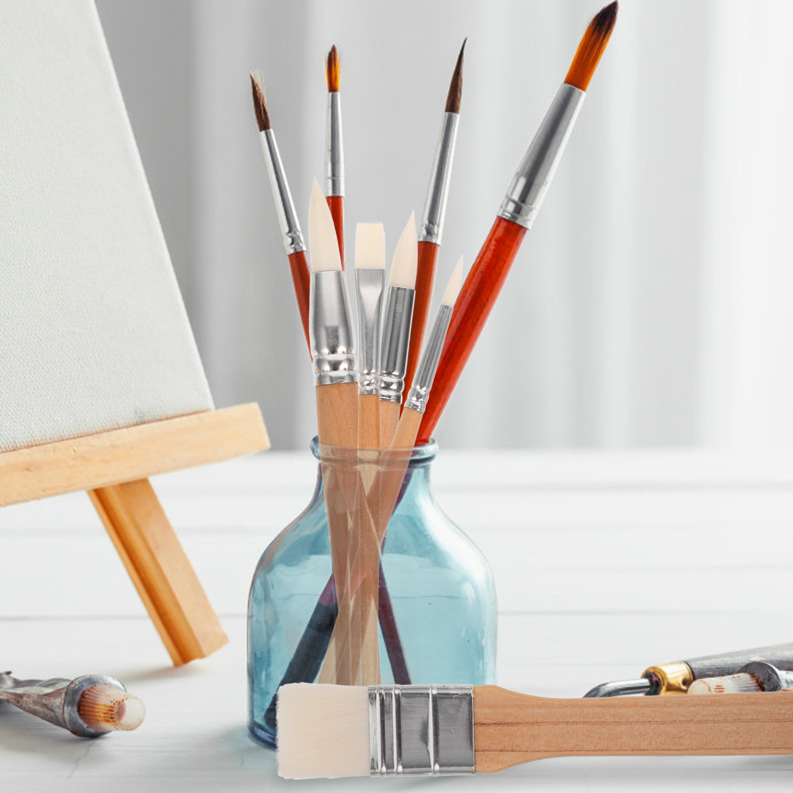 6-delige schilderpenseelset me - Art Craft Blend recensie en prijs
