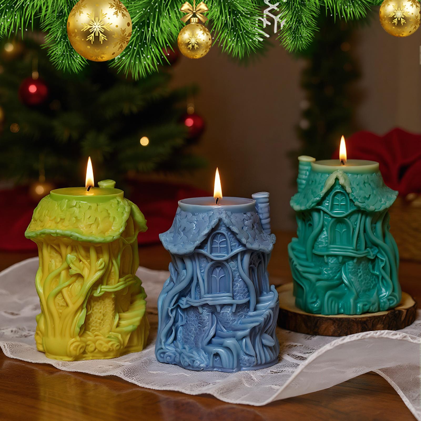 Kerst siliconen mallen 3D kers - Art Craft House Making recensie en prijs