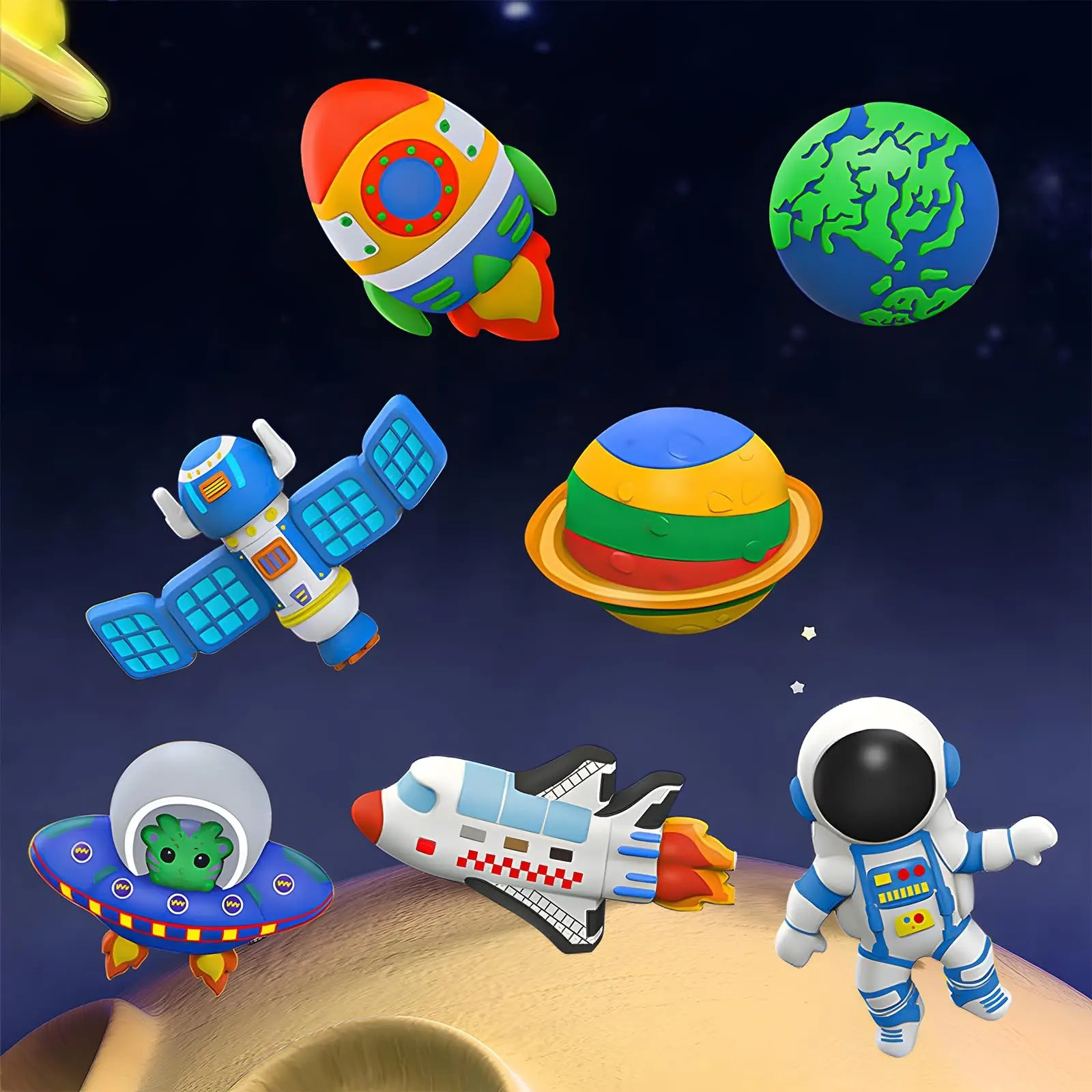 Space DIY Gipsset voor kindere - Art Craft Toddlers recensie en prijs