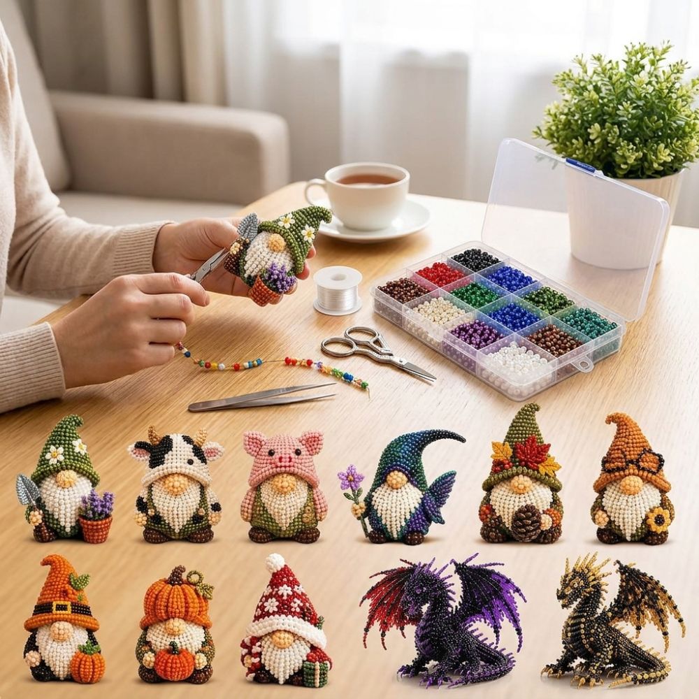 Levendige buiskralen 3D kralen - Art Craft Youtube recensie en prijs