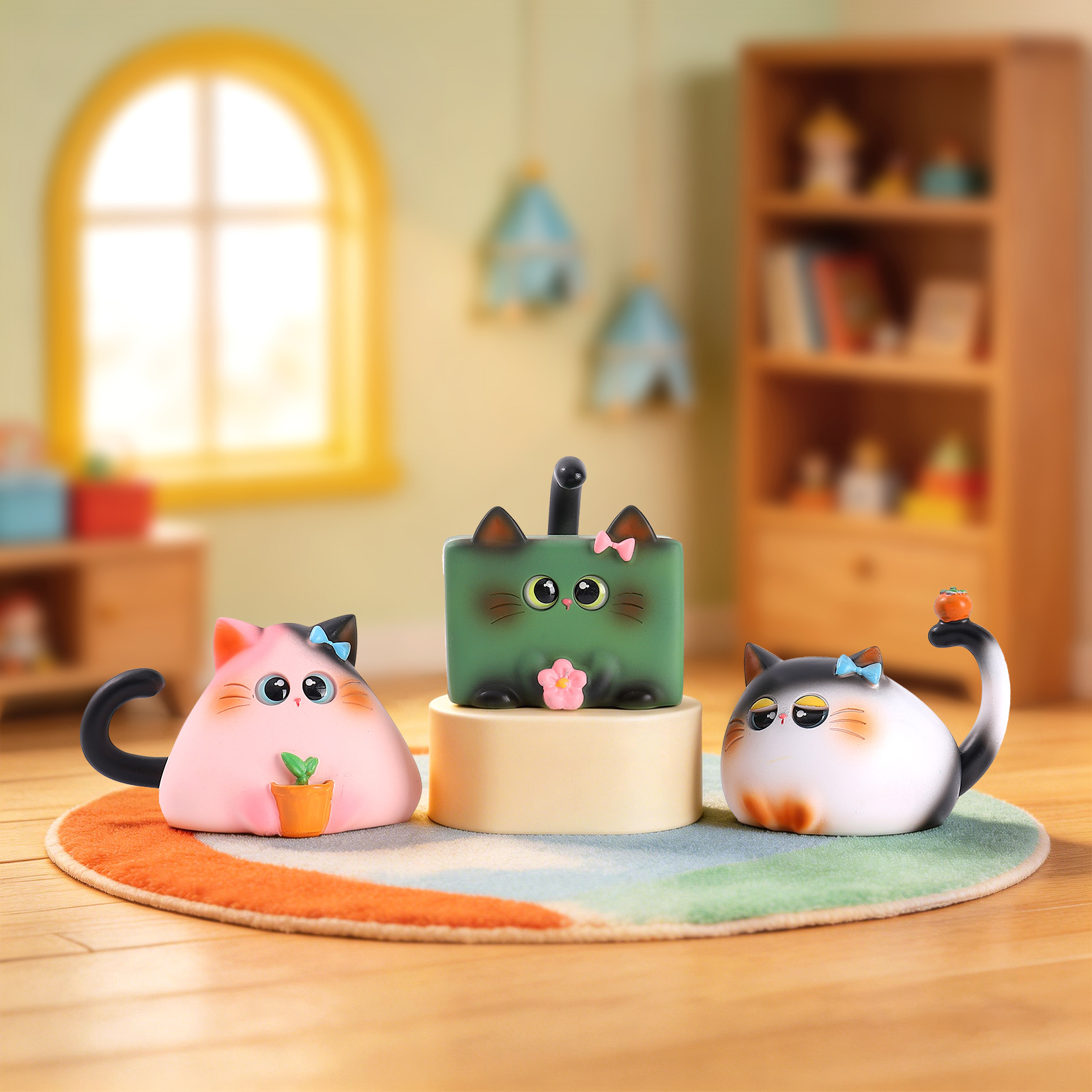 Blind Box Kat Beeldje Hars Cre - Art Craft Website recensie en prijs