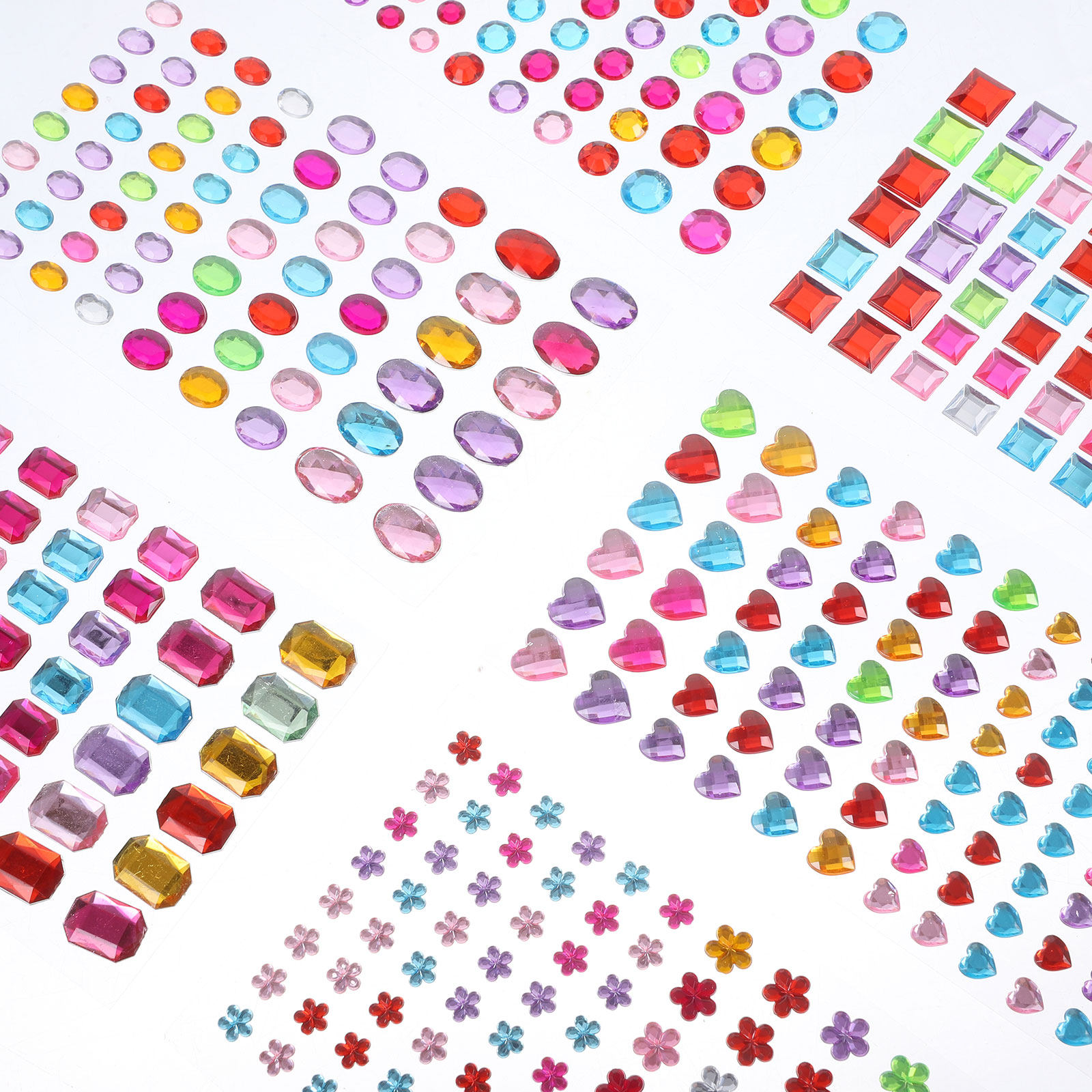 12 vellen acryl strass sticker - The Art And Craft Of Jewelry recensie en prijs