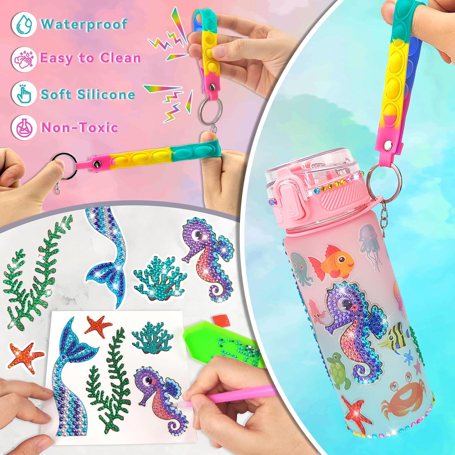 Versier je eigen waterflessets - Art And Craft Nature recensie en prijs