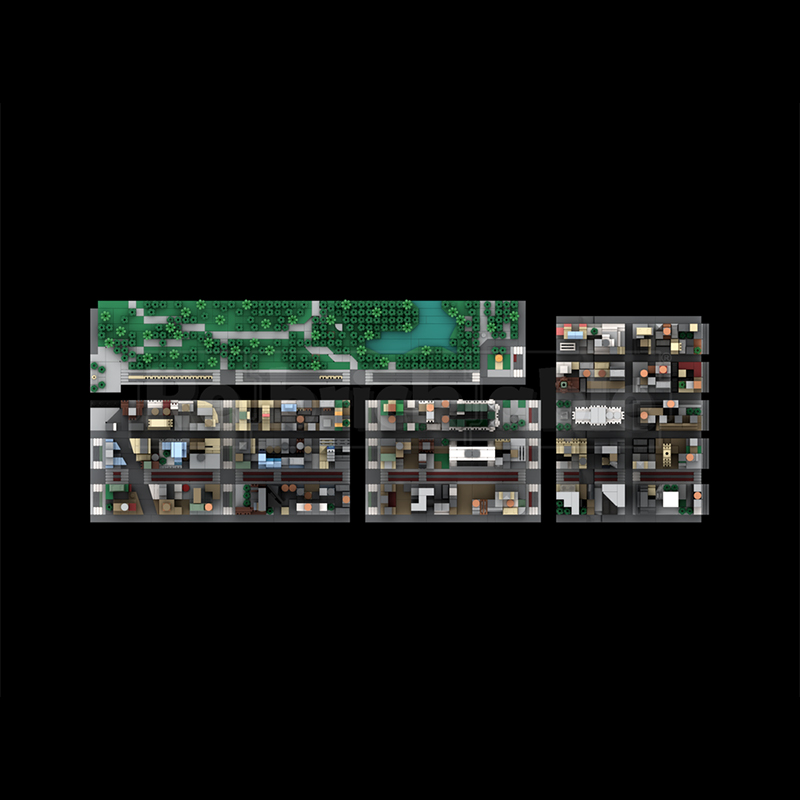 4313 stukjes MOC Central Park  - Art Craft Nyc recensie en prijs