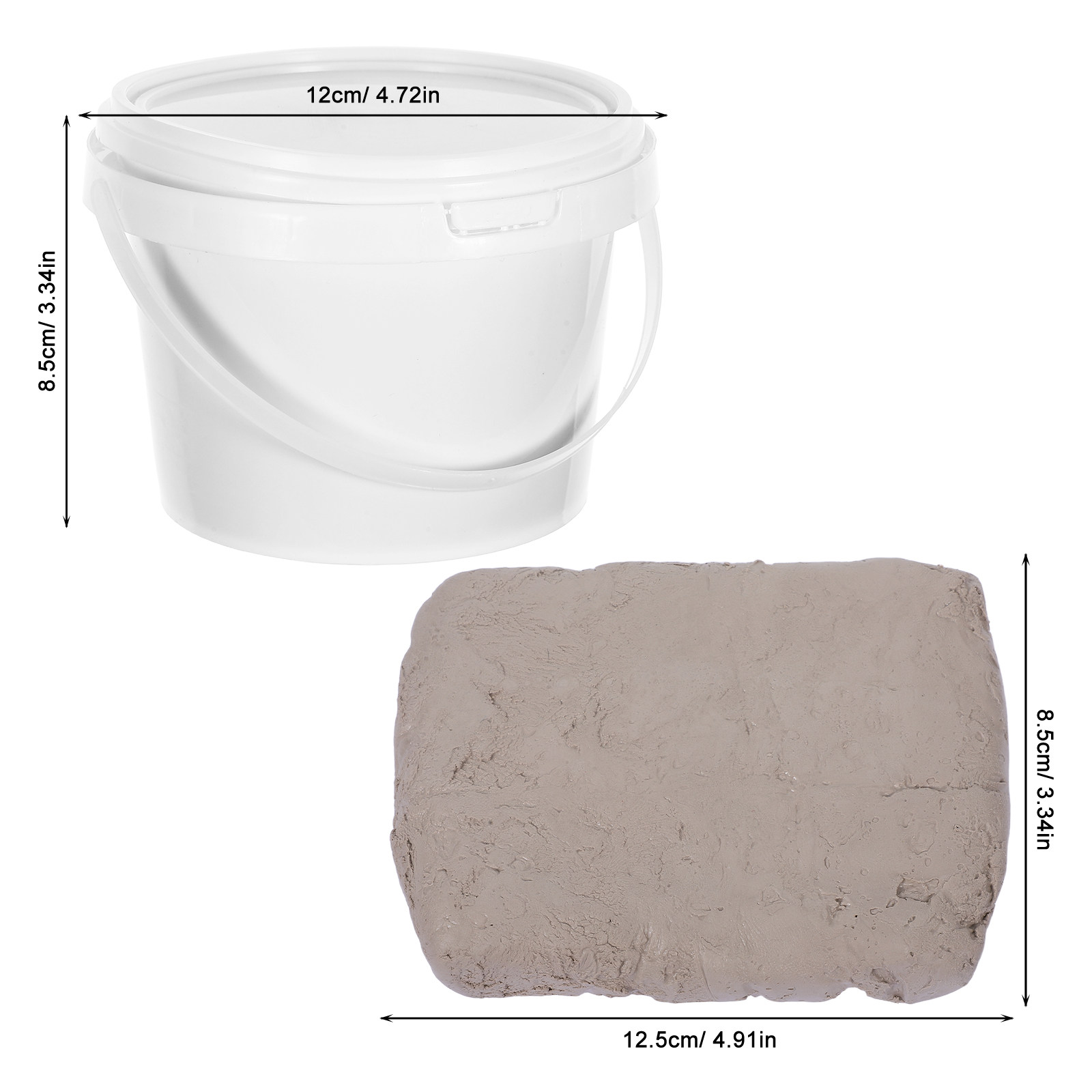 1 set witte luchtdroog klei in - Art Craft Model recensie en prijs