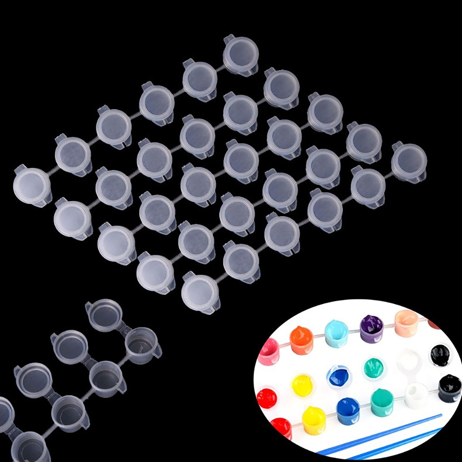 10Strips 60 Potten Lege Verf S - Art And Craft With Paint recensie en prijs