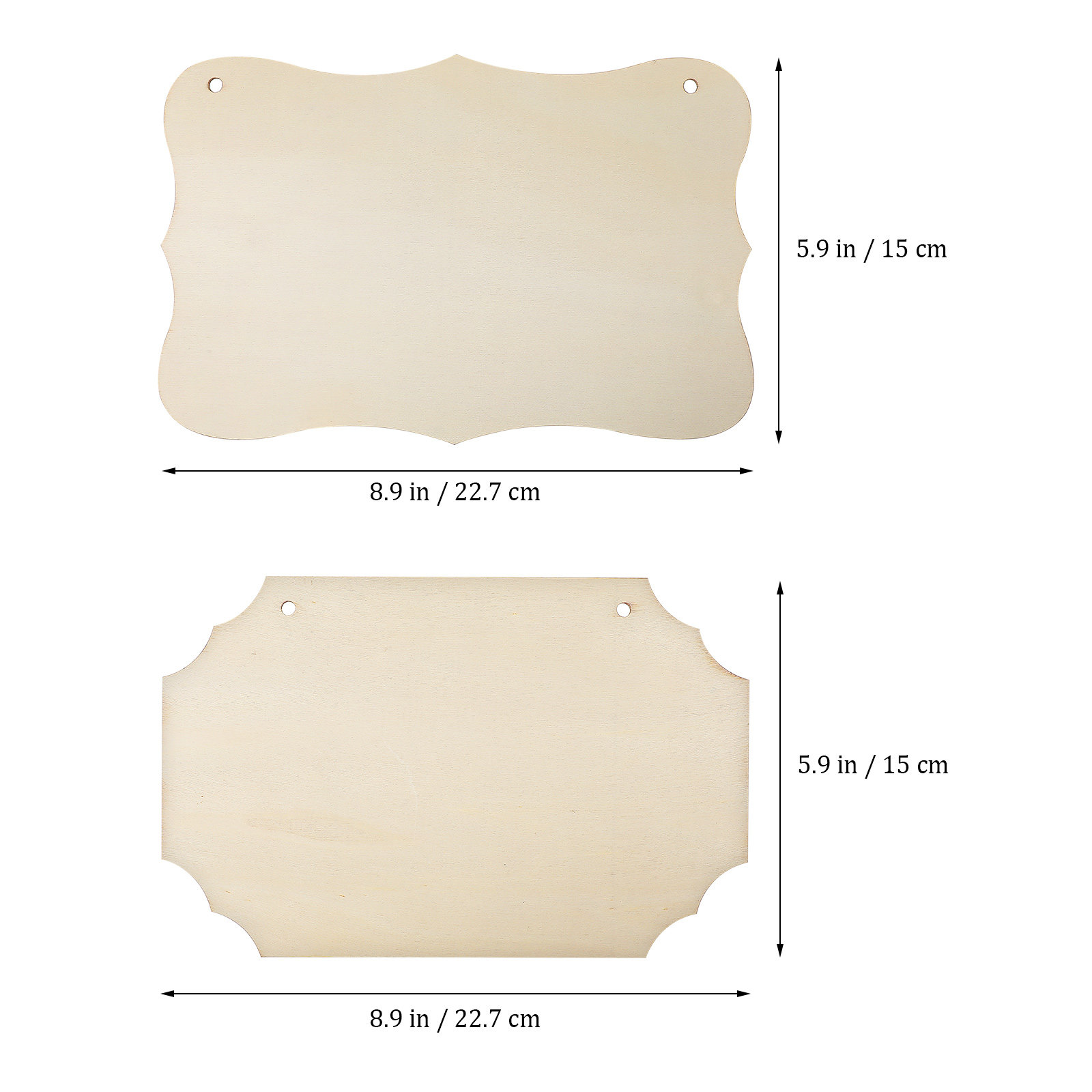 4 stuks blanco houten ambachte - Art Craft Door recensie en prijs