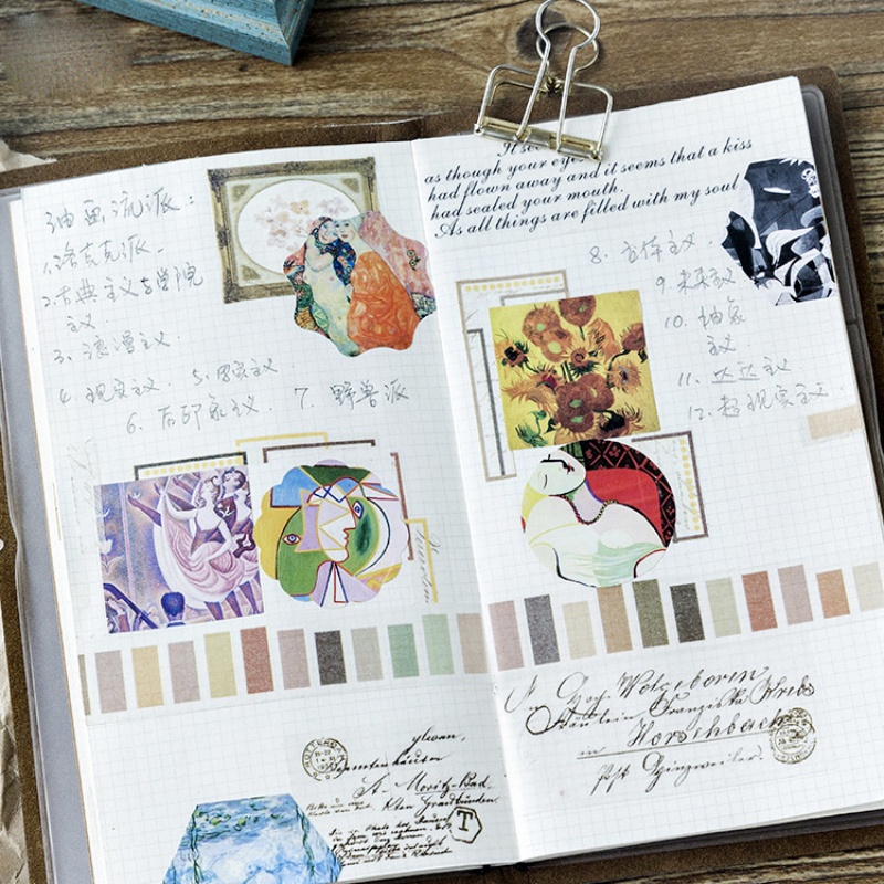 46 stuks kunstmuseum stickers  - Art Craft Museum recensie en prijs