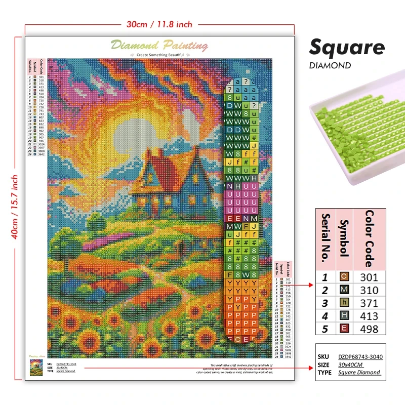 5D DIY Diamant Schilderij Kit  - Art Craft Village recensie en prijs