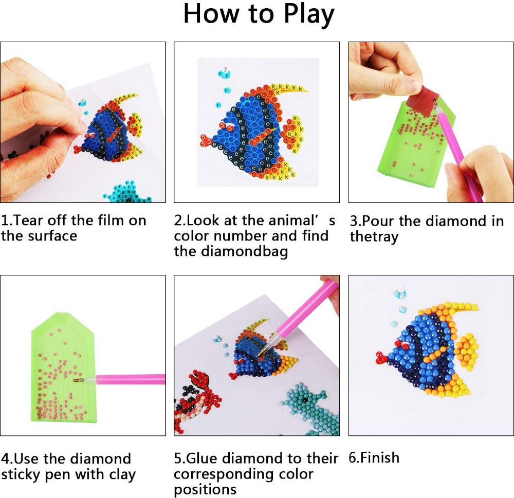 Easy Diamond Painting Stickers - Art Craft 6 Year Old recensie en prijs
