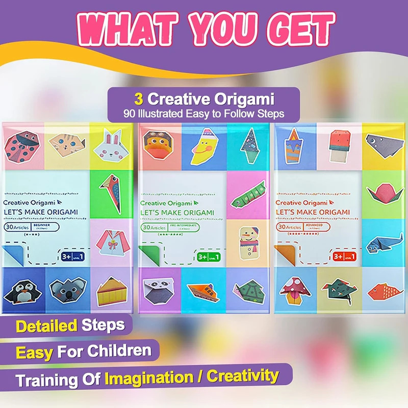 Origami-set met 30/96 vellen p - Art And Craft Nature recensie en prijs