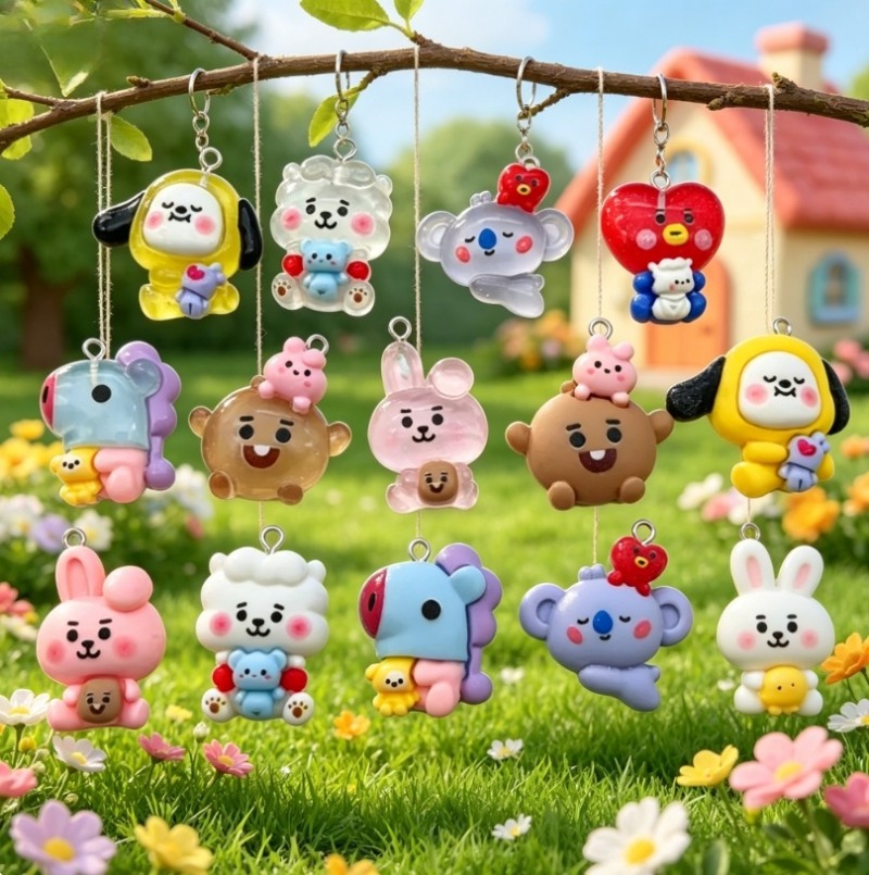 7 stks BT21 Hars Cartoon Charm - Art Craft Store recensie en prijs