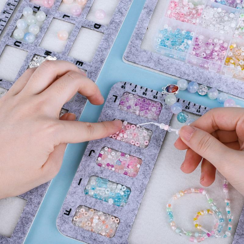 Vilt kralenmat rechthoekig vil - Art Craft And Design recensie en prijs