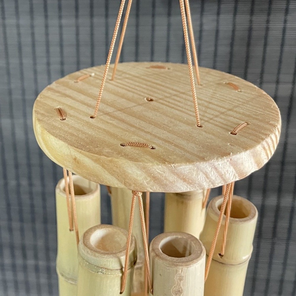 Retro 6 buizen bamboe windgong - Art Craft Youtube recensie en prijs