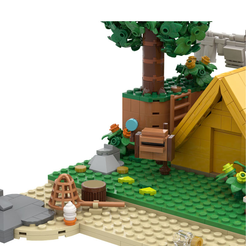 909-delige MOC Animal Crossing - Art Craft Village recensie en prijs
