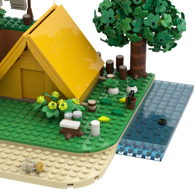 909-delige MOC Animal Crossing - Art Craft Village recensie en prijs