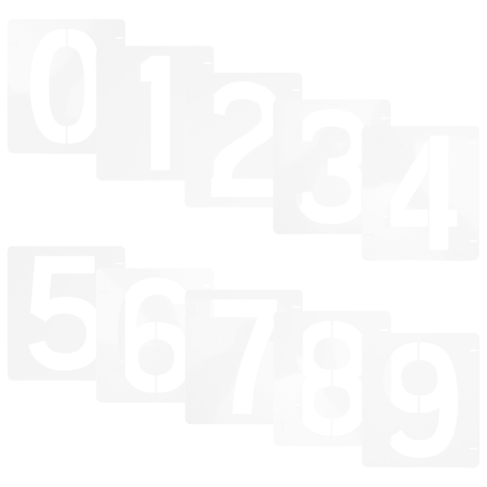 10 Stuks Nummerstencils 0-9 He - Art Craft Door recensie en prijs