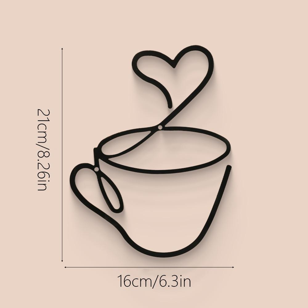 3-delige creatieve koffie-wand - Art Craft Website recensie en prijs
