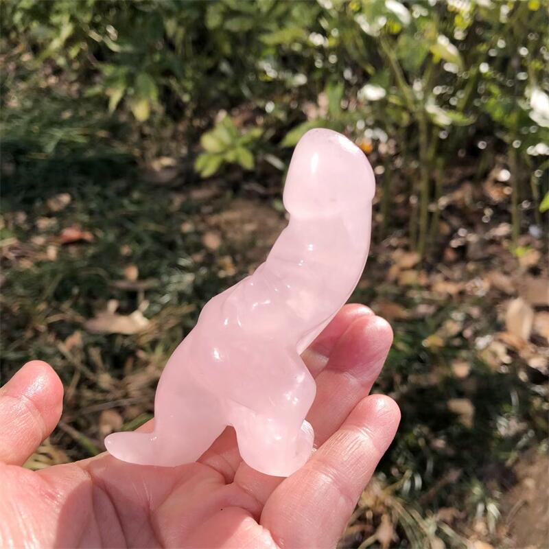 1PCS Natuurlijke Rozenkwarts C - Dinosaur And Craft recensie en prijs
