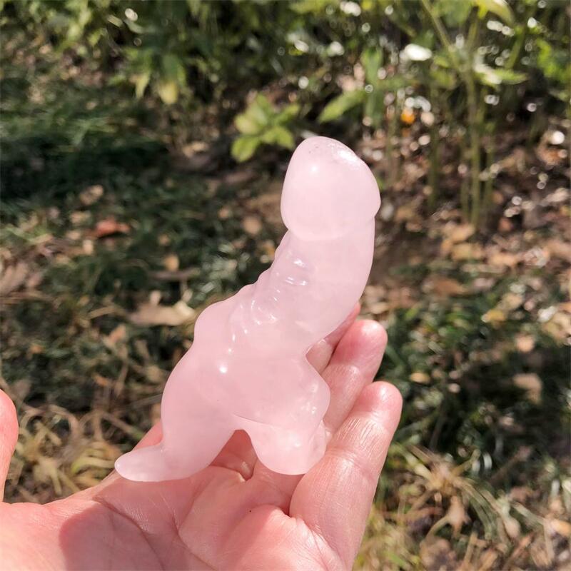 1PCS Natuurlijke Rozenkwarts C - Dinosaur And Craft recensie en prijs