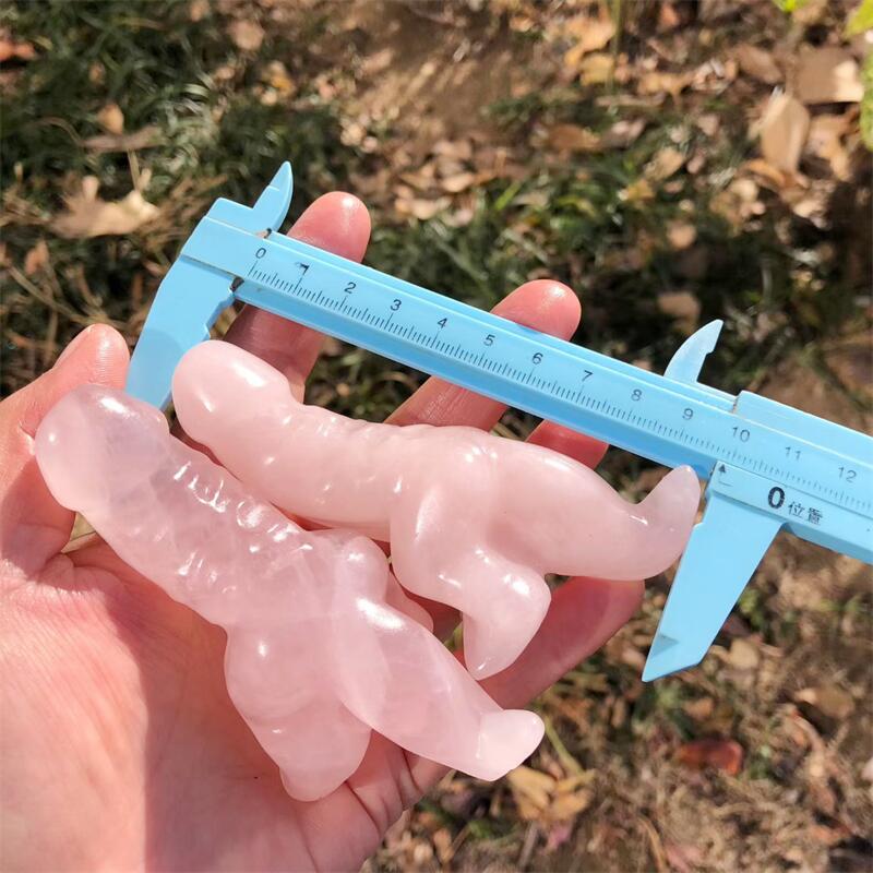 1PCS Natuurlijke Rozenkwarts C - Dinosaur And Craft recensie en prijs
