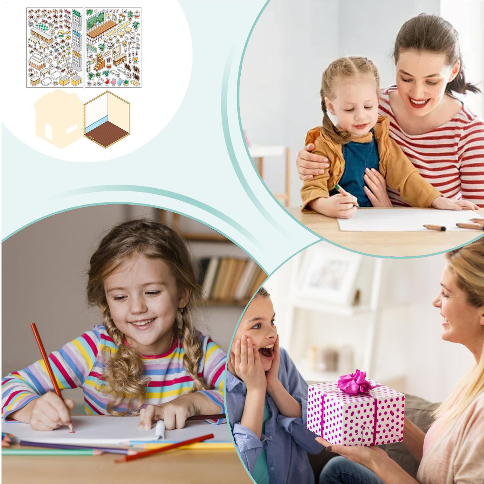 Sticker Scènes Miniatuurkamers - Art Craft House Making recensie en prijs