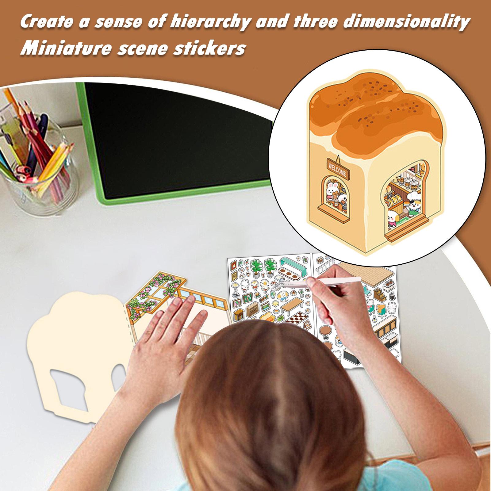 Sticker Scènes Miniatuurkamers - Art Craft House Making recensie en prijs